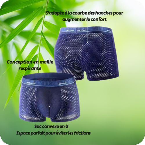 Boxers en Bambou Ultra Confort